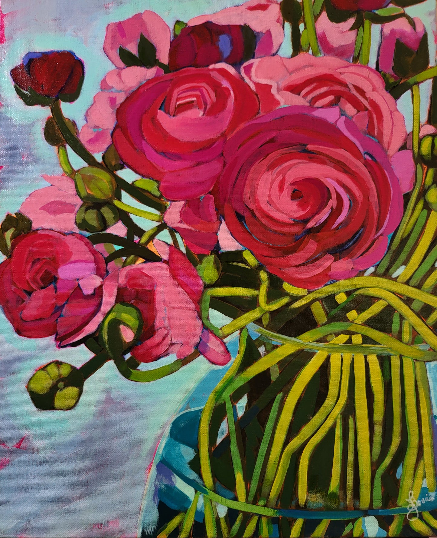 Pretty in Pink - Ranunculus - Flower  Bouquet Collection