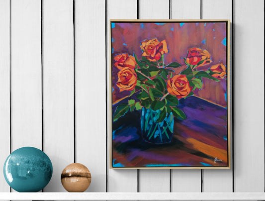 Sunset Roses - Flower Bouquet Collection