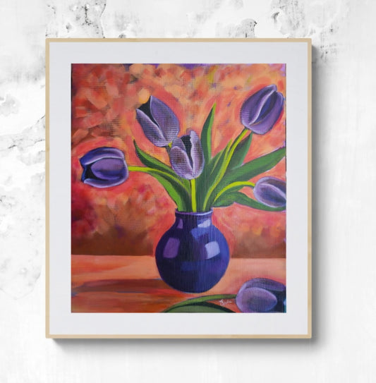 Velvety Tulips - Flower Bouquet Collection